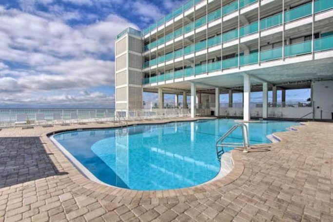 Relax and take dive into 9ft deepest pool on the Beach